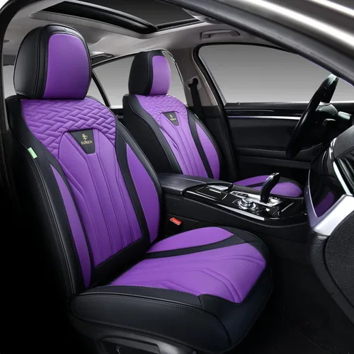 Vista 27 de FLORICH Fundas de asiento para automóviles, fundas de asiento impermeables, fundas de asiento de cuero para automóvil, paquete de 2, protector