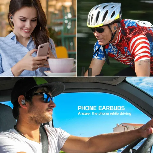 Vista 3 de Los auriculares inalámbricos V5 Bluetooth funcionan para Samsung Galaxy S10/S10e/S10+/S10 Plus/10 5G/Lite con estuche de carga para auriculares