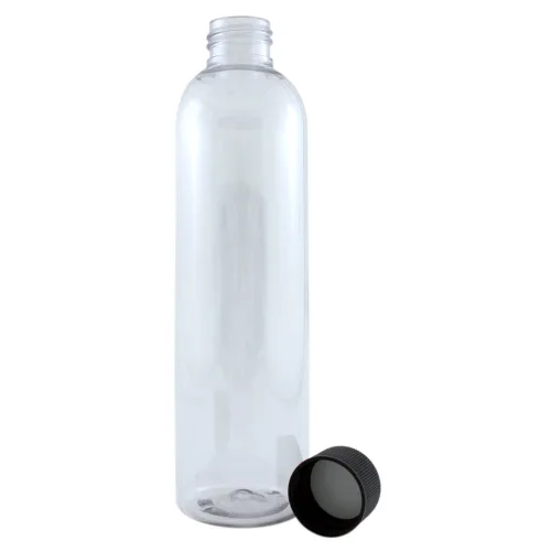 Vista 6 de GreenHealth Botella de plástico transparente de 2 fl oz con tapa de spray negra (paquete de 24)