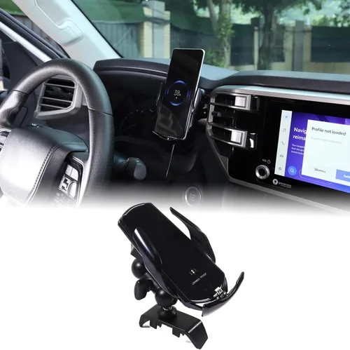 Vista 8 de Aunginsy Base de soporte de teléfono para tablero de automóvil compatible con Toyota Tundra/Sequoia 2022-2023 consola central Panel de tablero Base