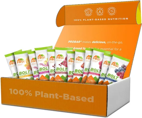 Vista 9 de Probar - Masticables energéticos orgánicos Bolt, explosión de bayas, sin OMG, sin gluten, certificado orgánico USDA, saludable, energía natural