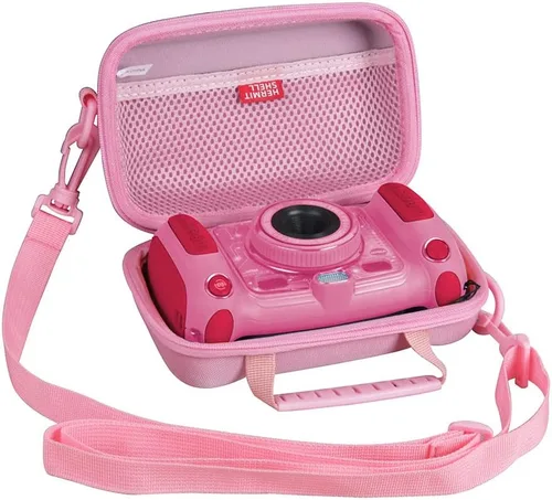 Vista 7 de Hermitshell Estuche rígido de viaje para cámara VTech Kidizoom Duo/VTech KidiZoom Pix/VTech KidiZoom Pix Plus Selfie Camera (azul)