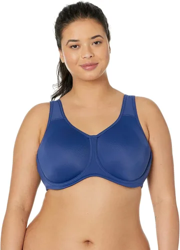 Vista 28 de Wacoal Sujetador deportivo Simone Sport sin forro de cobertura completa con aros para mujer, 855170 Arena