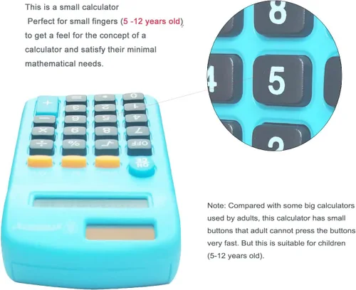 Vista 5 de Calculadora Básica de Doble Alimentación de 8 Dígitos para Escritorio (B, Juego de 30)