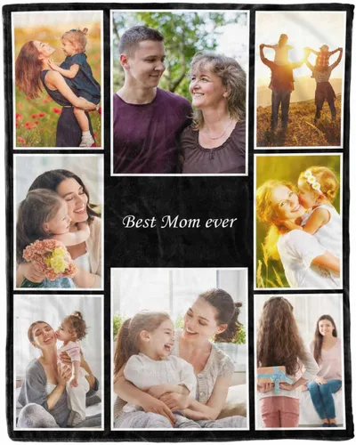 Vista 34 de D-Story Regalos para mamá, regalo para el día de la madre de parte de hija e hijo, manta de franela suave regalo para mamás Navidad, manta de cama
