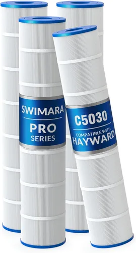 Vista 22 de Cartucho de filtro de piscina serie Pro, tela trilobal de 3 onzas, repuesto para Hayward CX550RE PA55 Unicel C-7656 Filbur FC-1240, compatible