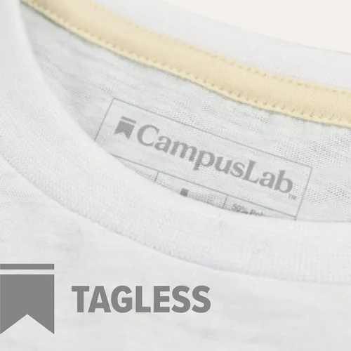 Vista 6 de Campus Lab Collegiate Classic Retro Stamp Unisex Adulto Slim Fit Camiseta Colección