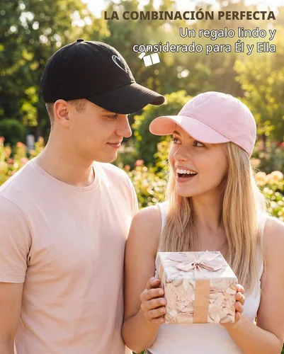 Vista 7 de American Trends Gorras de béisbol para mujer, lindo corazón bordado para Armada con corazón blanco