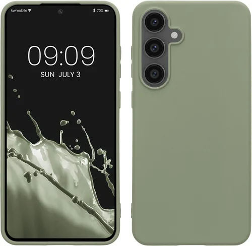 Vista 111 de kwmobile Funda compatible con Samsung Galaxy S23 - Funda protectora de silicona TPU suave y delgada - Piedra antigua