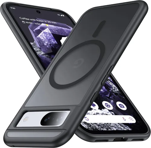 Vista 13 de Serie Soft Touch para Funda Google Pixel 7a, [Antihuellas] [Ajuste Delgado] con Protección Militar Borde de Silicona [A Prueba de Golpes]