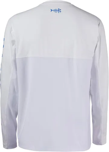 Vista 3 de Bassdash Camiseta de manga larga para hombre, ideal para pesca, con protección solar ultravioleta UPF 50+