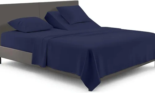 Vista 10 de SGI bedding Juego de sábanas de microfibra ajustable de 28 pulgadas con parte superior flexible de cabeza dividida, ultra suave, refrescante