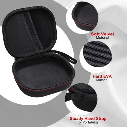 Vista 4 de LTGEM - Funda compatible con auriculares JBL Tune 510BT 520BT 500BT 570BT 660NC 710BT 720BT 770NC y Live 460NC 660NC 670NC 770NC 760NC, negro