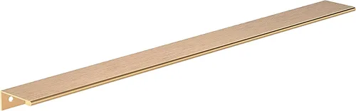 Vista 59 de Richelieu Hardware BP98982510 Lincoln Collection 1 pulgada (25 mm) de centro a centro Manija de tirador de borde de gabinete y cajón de aluminio