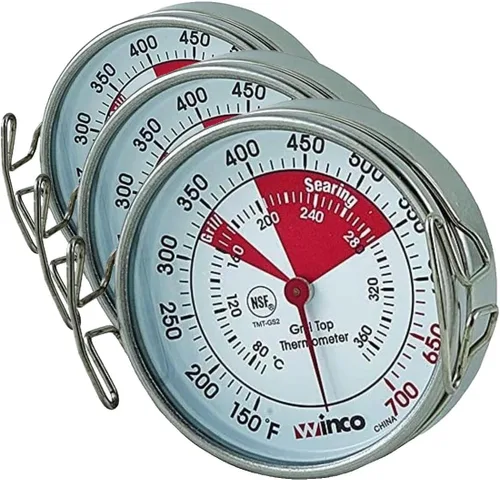 Vista 11 de Winco Termómetro digital de esfera de 1-1/4 pulgadas con sonda de 4-3/4 pulgadas