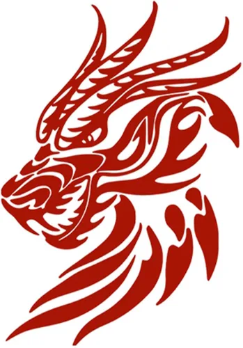 Vista 19 de Dragon Head Graphics - Adhesivo de vinilo autoadhesivo para capó de automóvil, accesorios de decoración de capó de automóvil, 31.49 x 19.68