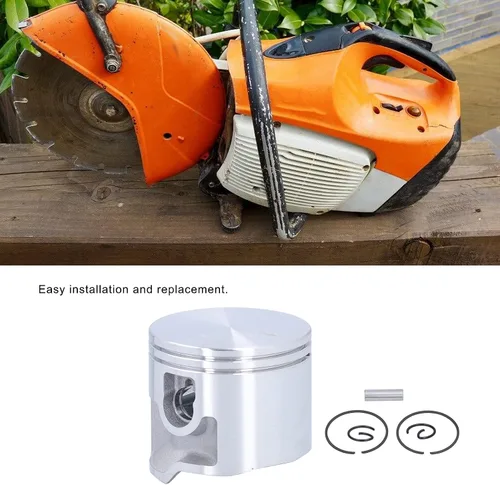 Vista 3 de Fdit Kit de pistón y pistón, conjunto de pistón y pistón de 1.969 in compatible con sierras de corte TS410 TS420, piezas de repuesto para 4238 030