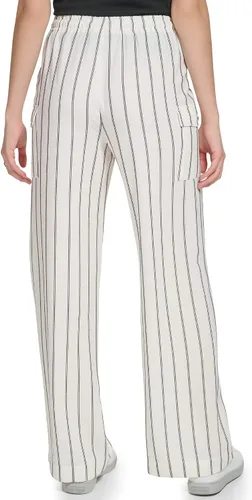 Vista 3 de Calvin Klein Pantalones de meter cómodos y holgados con bolsillos para mujer