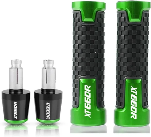 Vista 9 de Motorcycle Motorcycle Accessories Hand Grips Handle Bar Sets Handlebar Grip Ends Plug 7/8'' 22mm for Yamaha XT660R 2004 2005 2006 2007-2016 Handle