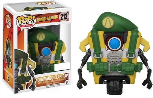 Vista 2 de Funko - Figurine Borderlands - Trampa Clap Negro Comando Exclu Pop 3.9 in - 0889698143578