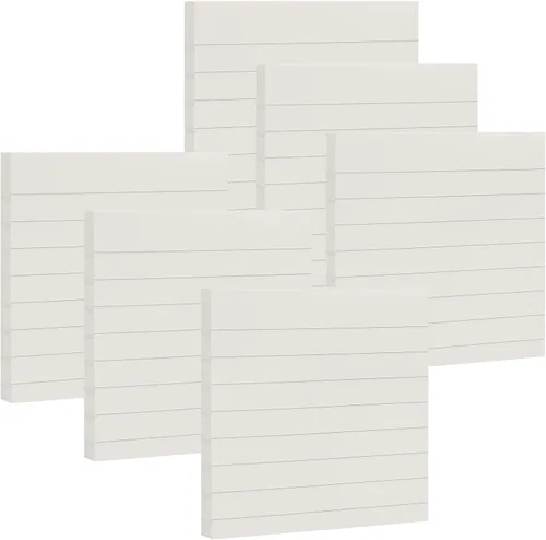 Vista 9 de NatureTouch Sticky Notes - Paquete de 6 notas adhesivas autoadhesivas de 3 x 3 pulgadas en papel de protección ocular, múltiples diseños de blocs