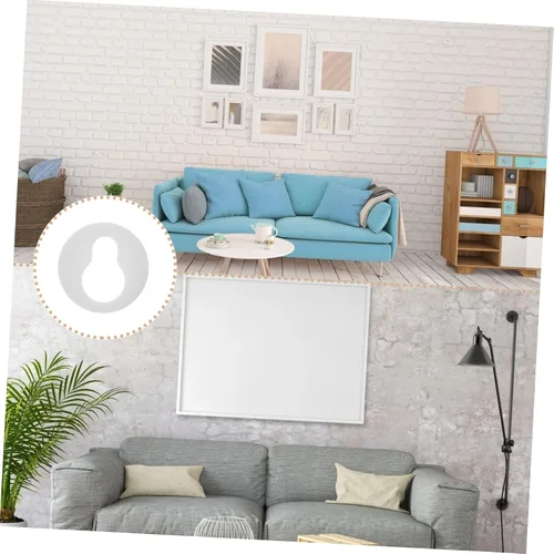 Vista 5 de OSALADI 50 Uds. Accesorios para marcos de fotos, ganchos de plástico, soporte de fotos, colgador de fotos, soporte de caballete de imagen, soporte