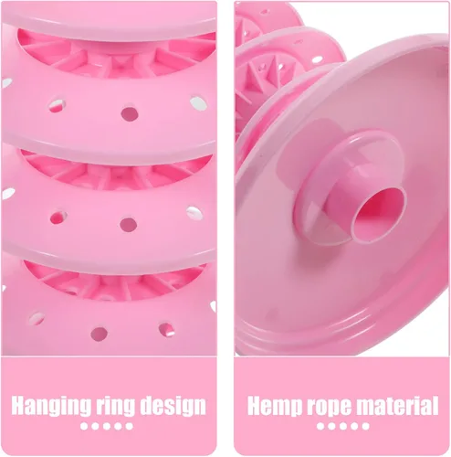 Vista 3 de Hemoton Soporte ajustable de múltiples niveles para piruletas de material de PP para bodas, fiestas, tiendas, exhibiciones decorativas de mesa