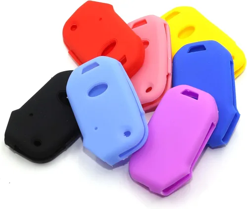 Vista 4 de fob - Funda protectora de silicona para llaves con tapa remota, compatible con vehículos Kia