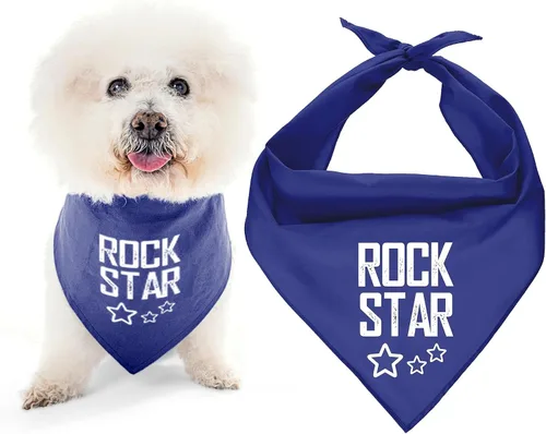Vista 10 de Parisian Pet Bandanas naranjas para perros – Bandana ajustable para cachorros – Accesorios para perros para niños y niñas – Pañuelo para perros Best