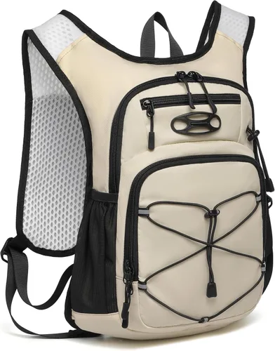 Vista 2 de Mochila de hidratación ligera Wotony con vejiga de agua de 2L O 3L para ciclismo, senderismo, rave - Mochila de agua para hombres y mujeres