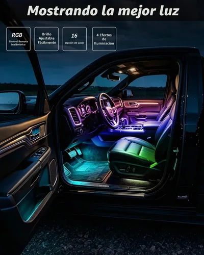 Vista 8 de Bestview Luces LED RGB de cortesía para Dodge Ram, Durango