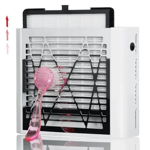 Vista 11 de CoFashion - Colector de polvo de uñas para uñas acrílicas, máquina de vacío, 80W, aspiradora eléctrica ajustable, filtro de uñas para manicura