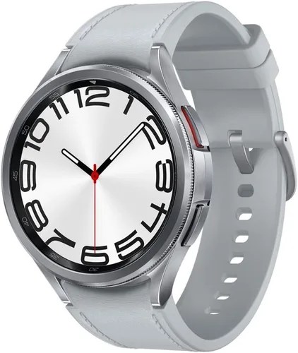 Vista 10 de Samsung Galaxy Watch 6 Classic 43mm, reloj inteligente con bisel giratorio, rastreador de fitness, coaching avanzado del sueño, monitor cardíaco
