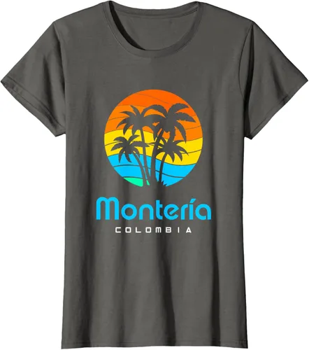 Vista 8 de Camiseta Montería Colombia, Negro