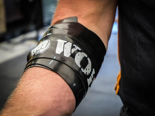 Vista 5 de WOD Nation Muscle Floss Bands Recovery Band for Tack and Flossing Sore Muscles and Increasing Mobility : Stretch Band Includes Carrying Case