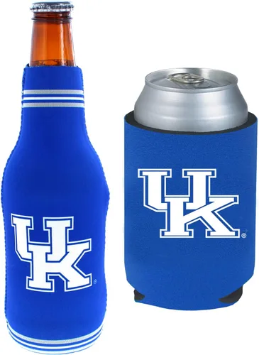Vista 15 de College Team Color Logo Can & Bottle Holder Insulator Beverage Cooler Set