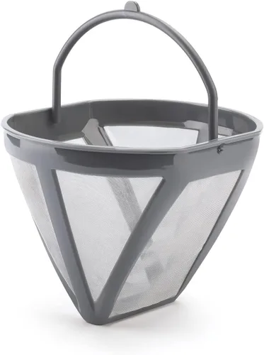 Vista 2 de Smeg Cafetera de goteo estética de estilo retro de los años 50 con jarra de vidrio de 10 tazas, función de arranque automático, plato para mantener