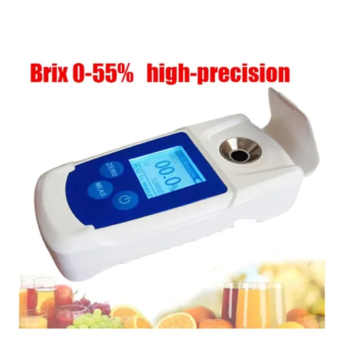 Vista 5 de lyrlody Refractómetro digital Brix, probador de contenido de azúcar alta precisión con compensación automática de temperatura para bebidas