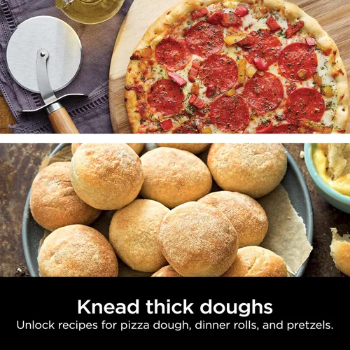 Vista 5 de Ninja XSKDOUGHHK Foodi - Ganchos de masa para sistema mezclador eléctrico (Serie CI100), acero inoxidable