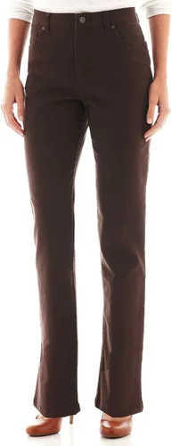 Vista 90 de Gloria Vanderbilt - Pantalones de mezclilla Amanda clásicos de tiro alto y pierna cónica petite para mujer Begonia Bloom