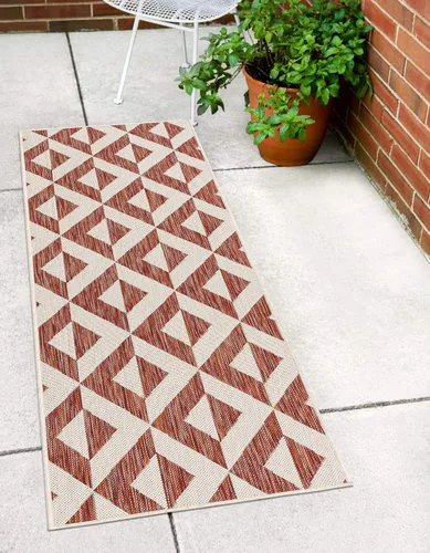 Vista 28 de Unique Loom Jill Zarin Outdoor Collection - Alfombra rectangular (2 pies 2 pulgadas x 3 pies 1 pulgadas, rectangular, beige y marrón)