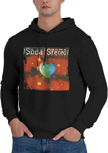 Vista 4 de Soda Stereo Dynamo Men'S Hoodie Sweatshirt Long Sleeve Casual Light Pullover Cotton Breathable Sweatshirt