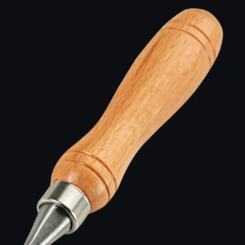 Vista 6 de VEVOR Juego de cinceles de madera, 12 piezas, cincel de mano tallado de 3-3/4 pulgadas de longitud de hoja con mango de eucalipto rojo, caja