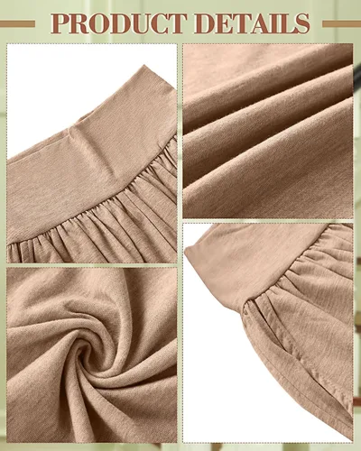 Vista 5 de Neer 3 piezas de pantalones de yoga de pierna ancha para mujer, cómodos, holgados, de cintura alta, pantalones deportivos casuales