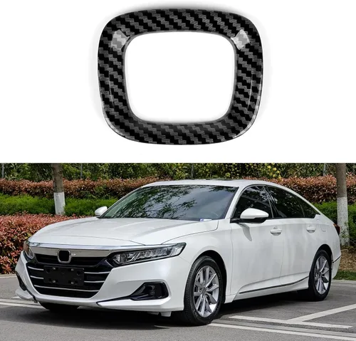 Vista 13 de Calcomanías de ventilación de salida de CA para Honda Accord 2018-2022, accesorios de 10ª generación, calcomanías de fibra de carbono ABS