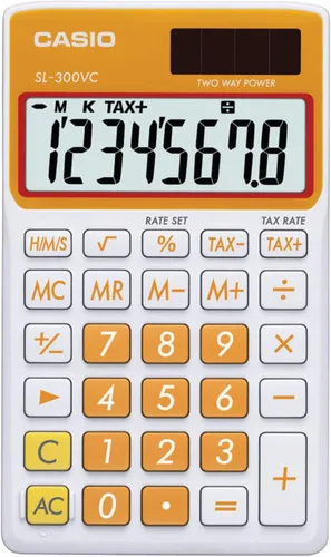 Vista 4 de Calculadora estándar Casio Inc. sl-300vc-pk, Azul
