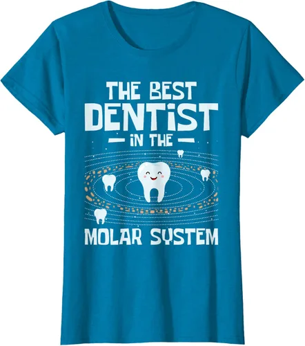 Vista 51 de El mejor dentista - Molar Teeth Dental Odontología DDS Camiseta Negro
