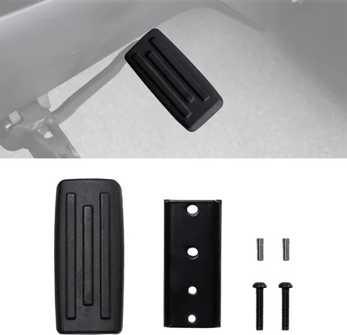 Vista 4 de AUPOWER Pedal de freno más grande para Can Am Ryker 600 900 todos los modelos, reposapiés de freno extendido, accesorios para estribos, color negro