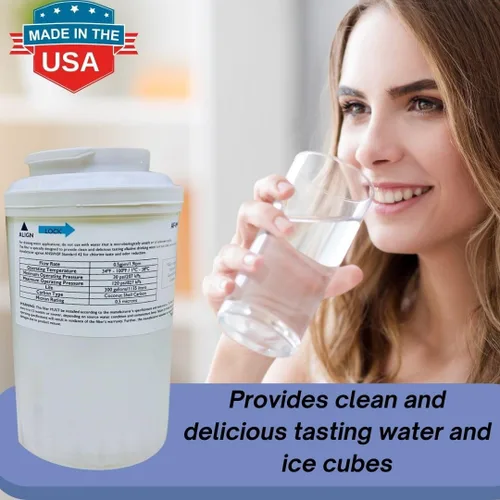 Vista 3 de Filtro alcalino para refrigerador de agua AF-MWF (nivel de pH 9.0) Compatible con el modelo GE MWF (2X life) de THINKALKALINE