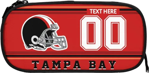 Vista 19 de Estuche para lápices Arizona, caja de lápices con nombre y número personalizados, estuche personalizado de estilo de fútbol, estuche de bolígrafo